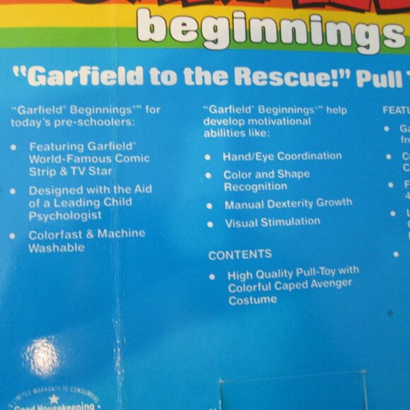 HTF "Garfield to the Rescue" Plush Pull Toy - Picture 5 of 7